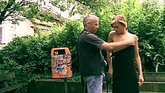 Teen Sidney endures public anal in Berlin