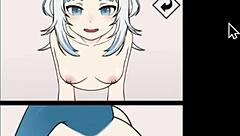 Costplayer Fucks Sharkgirl in 3D Anime Creampie