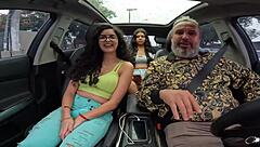 Novinha Safada Andry Silva Strips In Car, Drives Crowd Wild