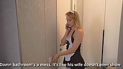 New Maid Punished with Intense Hole Work and Cum