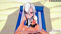 Arlecchino Fucking Bikini Sex On The Beach 2 Genshin Impact Watch Full Fantasyking3