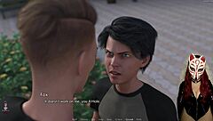 Gamer Girl Plays Porn Game Outdoors