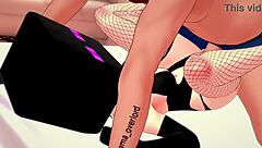 novia usa mascara de enderman hentai