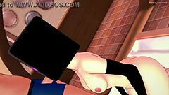 novia usa mascara de enderman hentai