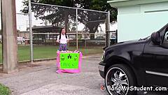 petite kharlie fucks huge cock 😏