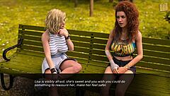 Two hot teen 18+s out for a walk