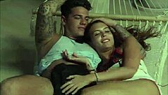 sexy amateur gives handjob to boyfriend