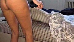 He fucks his naked neighbor in the garden.