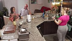 Tiny Freya Von Doom Visits Stepdad for Blowjob!