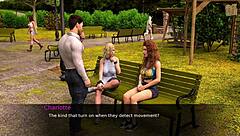 Two hot teen 18+s out for a walk