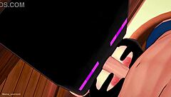 novia usa mascara de enderman hentai