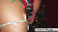 Charley Chase Gets Christmas Cock