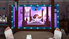 Horny Brunette Deepthroats Big Cock