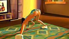 Horny Brunette Deepthroats Big Cock