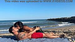 Pornstar Licks Shaved Pussy by Pool