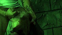 Bound teen tastes cum after rough domination