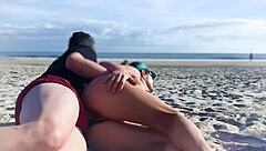 Did The MILF Expect Dick In Her Ass On Beach?