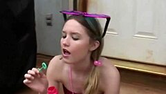 Kitty Karsen Playing Bubble Nude Showing Tits