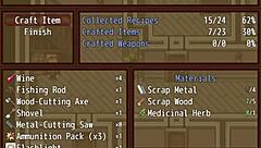 in this hentai game picking up various items during zombies retreat part 4 with big tits and ass