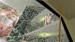 Giant Futanari and Bigtits Milf Aunty in Bizarre Hotel Room Adult Fun Game