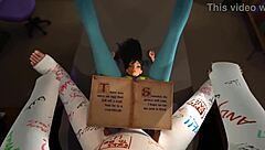 Horny Brunette Deepthroats Big Cock