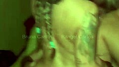 i got lucky with a ride from my ex-wife and ex-sister-in-law during threesome, gotta respect those big asses riding fully in red and sheer