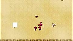 in the harem game, best friend reveals herself to help him relax