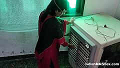 Indian Wife Engages in Hardcore Sex with Electrician Fixing Water Cooler