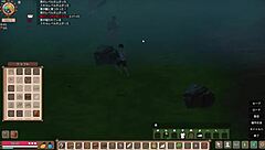 Real-life play in the anime Mad Island: Survival and sex with a girl