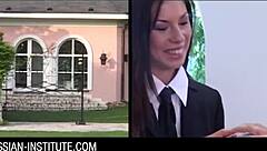 i joined the hardcore orgy at russian institute with staff and students