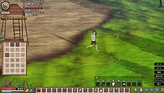 Real-life play in the anime Mad Island: Survival and sex with a girl