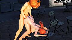 Nami gets destroyed in this hentai cartoon anime 3D scene!