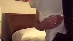 Ebony Model's Big Ass Bounces in Interracial 69 Pussy Licking