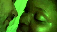 Ebony Model's Big Ass Bounces in Interracial 69 Pussy Licking