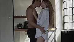 Beautiful woman enjoying erotic anal sex with a big cock in a group session