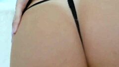 Morning Masturbation of Young Wet Pussy with Ripped Clothes!