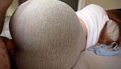 Stepsister Caught Jerking Off And Fucked Through Leggings Hole