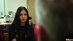 Hot roommates wife spreads creamiest cunt for fucking