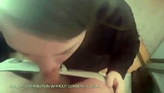 Notagirldk Delivers Early Morning Blowjob with Slutty Makeup, He Doesn't Cum But I Do Wanking!