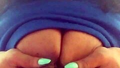 Mature slut friend gets doggystyle outdoors with big tits