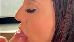 want to see luiza marcato squirt and spit on malik delgaty's cock?