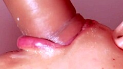 Petite Latina Sucks Cock Close-Up, Cums In Mouth During Holiday Weekend.