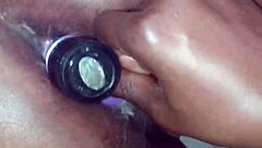 Wow, creamy asshole gets toyed and assfucked in BBW anal play!