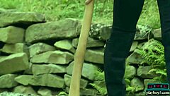 Tiny Teen 18+ Kate Great Strips Naked Outdoors