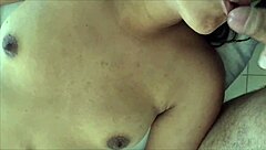 Young Mexican 18+ Swallows Cum in Homemade Doggystyle
