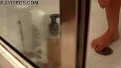 Nikki benz soaps up her big tits!