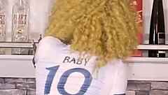 Horny 2023 Video Of Debby Stripes And Rock Ripping Clothes