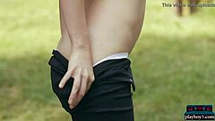 Tiny Teen 18+ Kate Great Strips Naked Outdoors