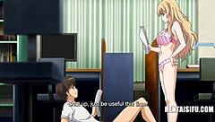 Girls Working At Erotic Animation Company Fuck Their Only Male Intern