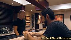 Jezabel Vessir Performs Blowjob In Public Interracial Gangbang With Monster Cocks